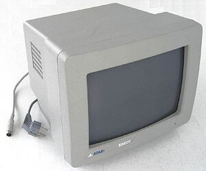 Atari SM124 mono monitor